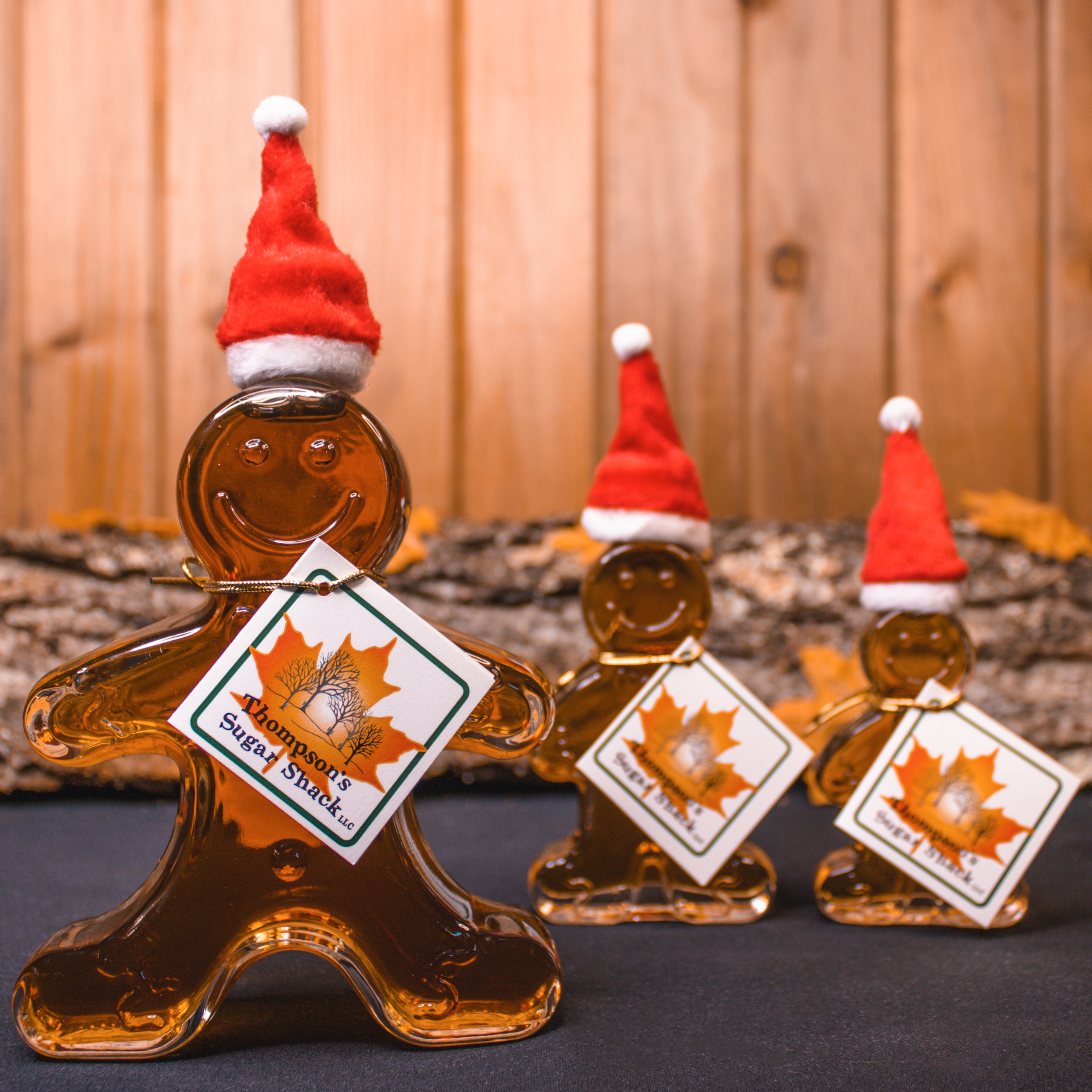 Gingerbread Man Bottle Maple Syrup - Thompson's Sugar Shack